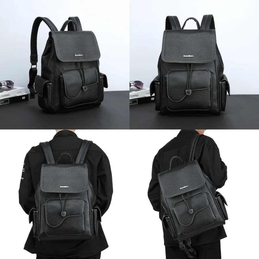 【Nuovo stile】 Zaino da lavoro, nuovo zaino casual per computer, borsa da viaggio da uomo, borsa da scuola, borsa per il pendolarismo