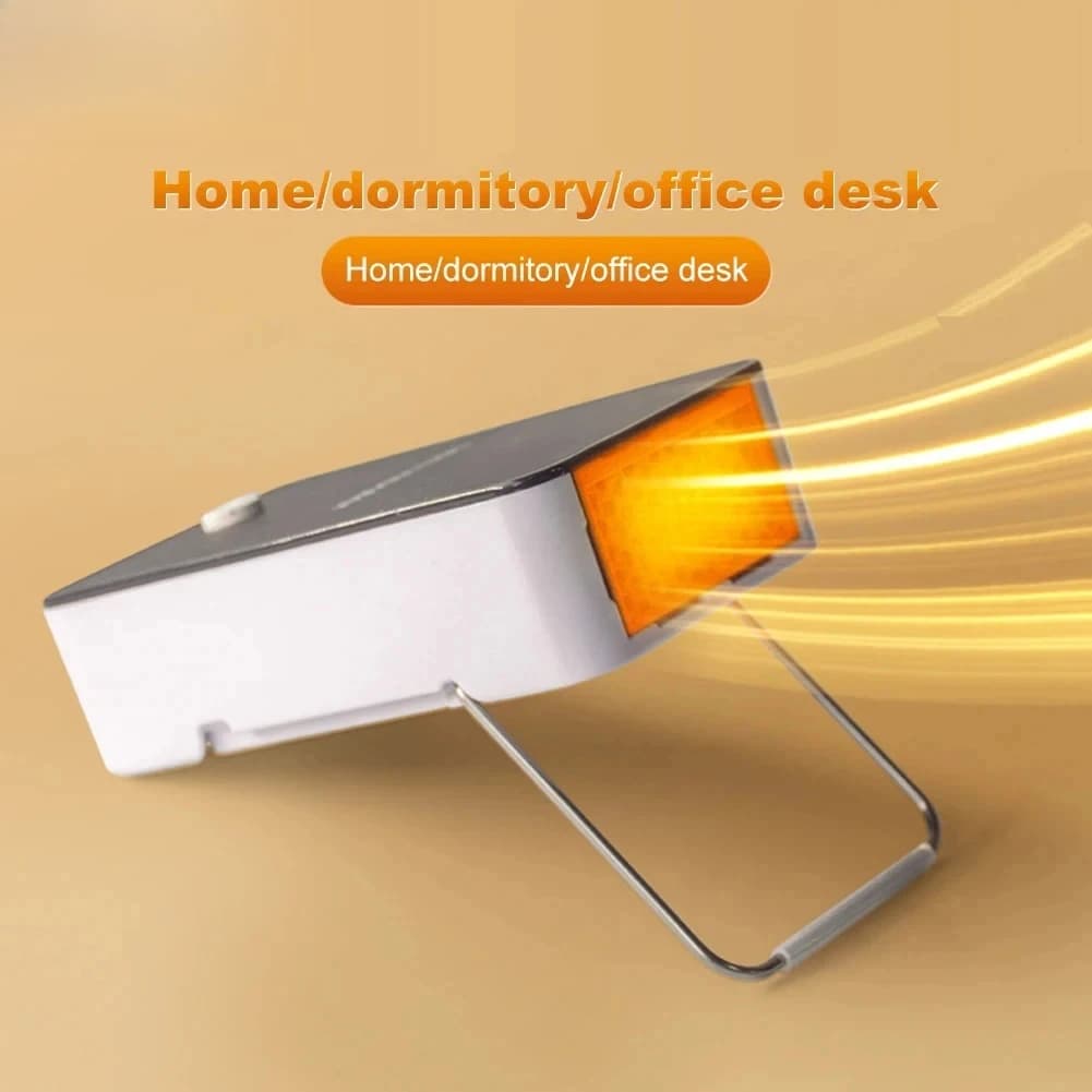 Electric Heater Desktop Hand Warmer Air Blower Mini Fan Heater Portable Home Heaters Winter Heating Fan Multi Angle Adjustment