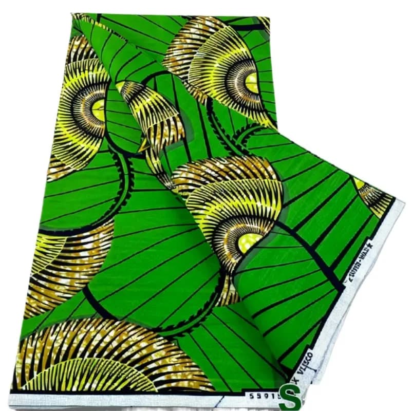 Original African Wax Print Fabric Real Nigerian 100% Cotton Guaranteed Veritable Ankara Wax Fabric Soft Pagne Spuer Batik 6yard
