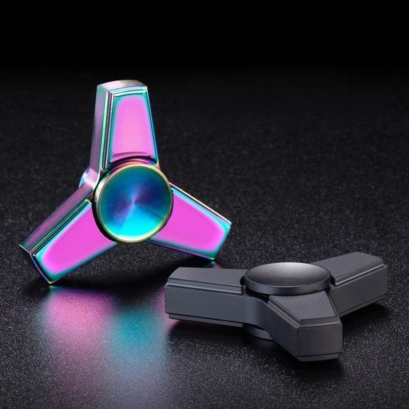 Mini Fidget Spinner Mano Spinning Top Punta Giroscopio EDC Metallo Alleviare Lo Stress Riducendo Giocattoli Antistress Decompressione Per I Bambini