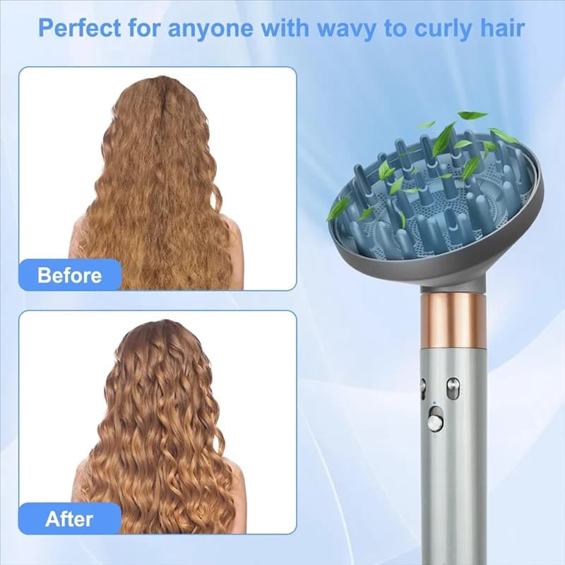 MOPHE-Accommodation for diffuser Large round volumizing brush for Dyson Airwrap HS01 HS05 Iron styling tools