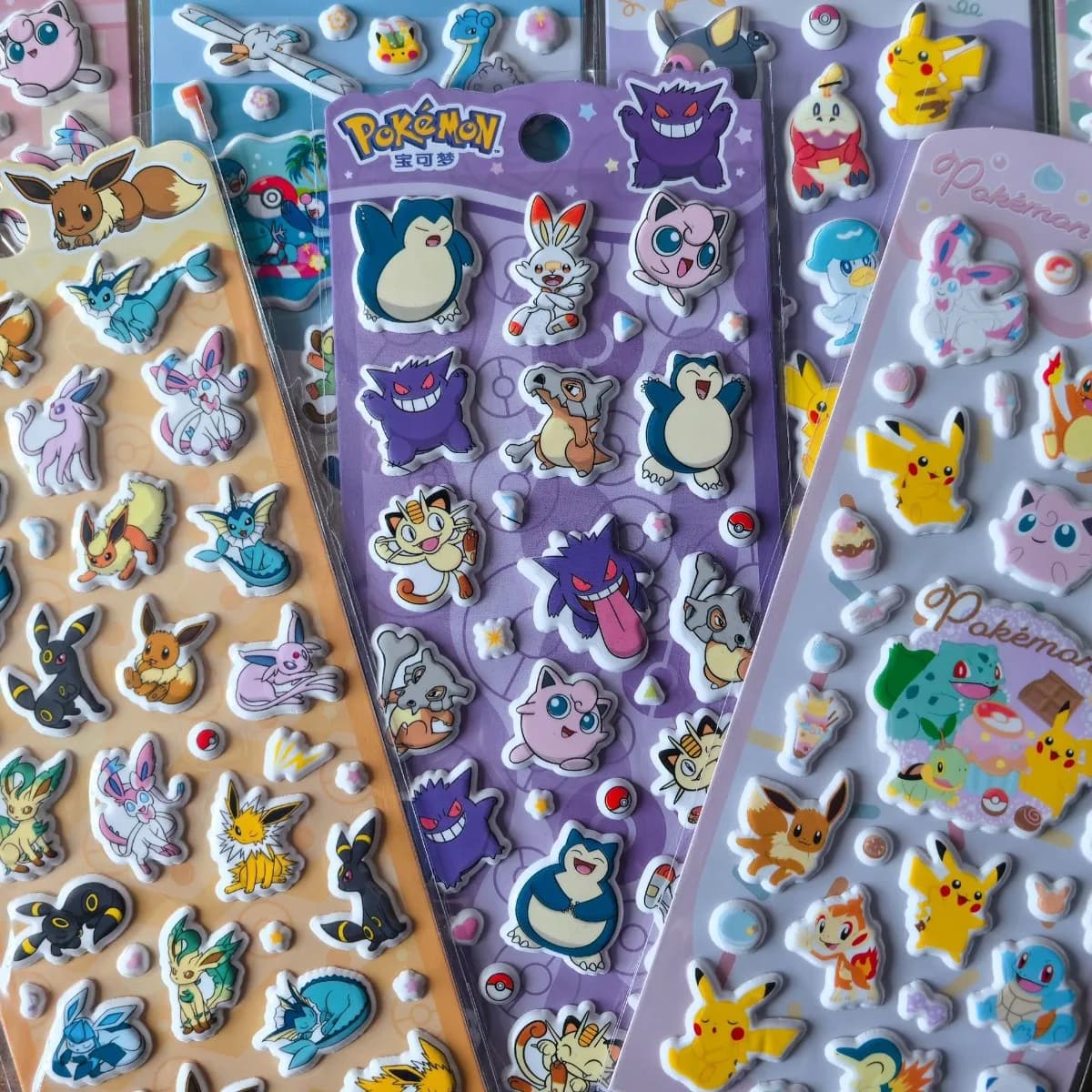 Adesivi 3D in schiuma a forma di elfo cartone animato, carini e casuali, decorativi e kawaii per custodie di telefoni, quaderni, frigoriferi, diari e scrapbooking