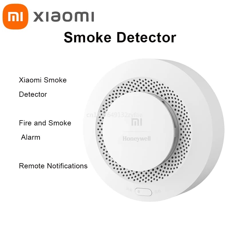 Nuovo Rilevatore di Fumo Xiaomi con Sensore Honeywell, Notifica Remota, Allarme Antincendio con Segnalazione Acustica e Visiva, Lunga Durata della Batteria