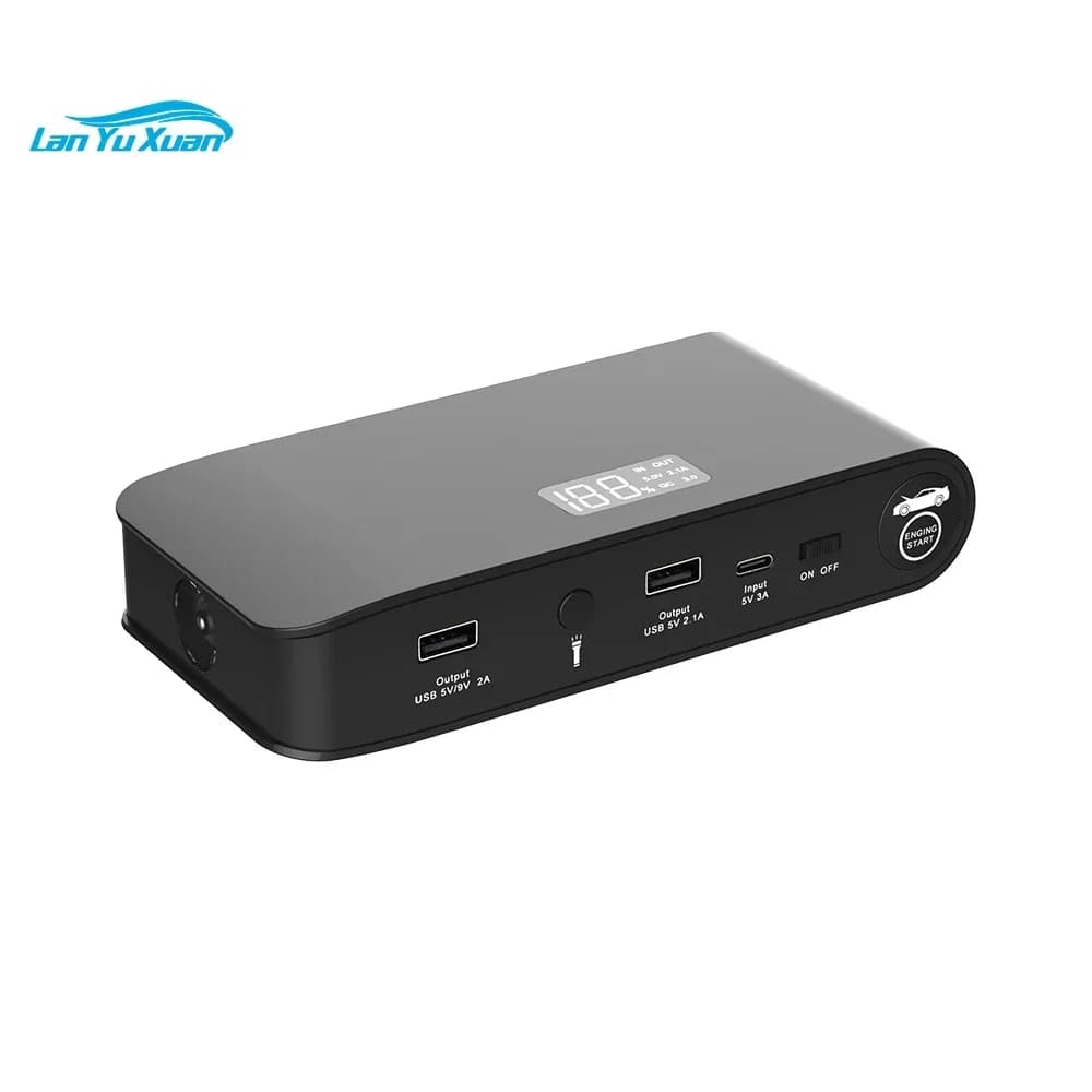 Avviatore di emergenza Power Bank 12v Q6 16000mah per auto a gas booster di emergenza