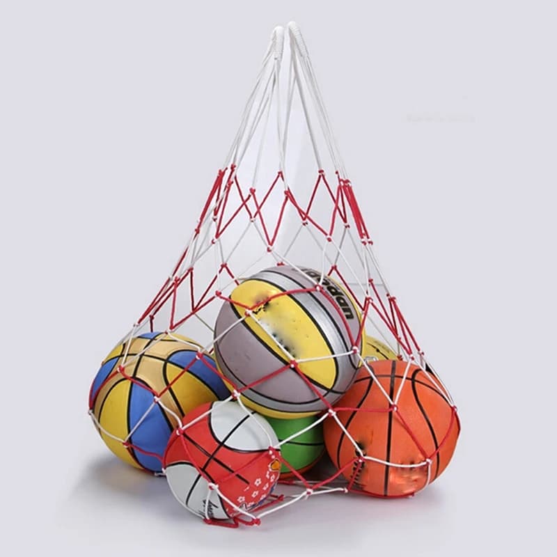 Large mesh bag for football, baseball, volleyball, basketball, and other sports - Mesh bag for sports equipment
