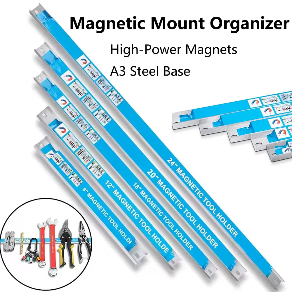 Strong Magnetic Tool Rack Hardware Kitchenware And Iron Products Storage Magnetic Force Rack Magnetic Magnet Magnetic Strip