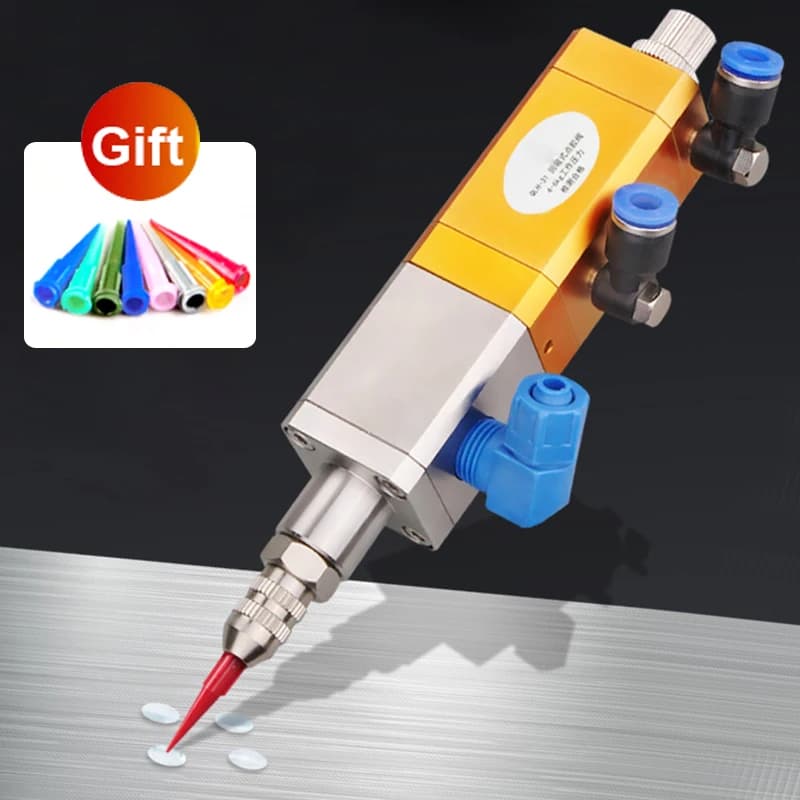 Pneumatic Precision Dispensing Valve UV Dispensing Valve Anti-drip Silicone Valve Suck Back Epoxy Silicone Resin Glue
