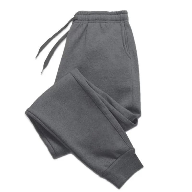 2026 new casual sports pants men's fashion loose wide pants Street Wear autumn/winter slow running fitness pants