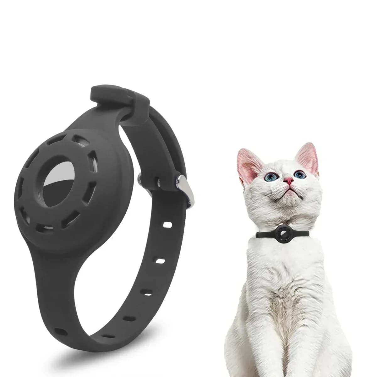 Apple Airtag Case collare per gatti collare per cuccioli in Silicone per cani GPS Finder Anti-perso localizzatore di posizione accessori per prodotti per animali domestici