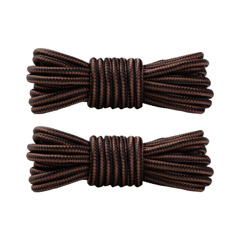 Durable Round Shoelaces Striped Heavy Duty Boots Laces Strings Replace Colorful Work Boot Laces Shoes Accessories