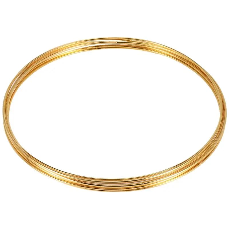 Y50A-8 Pack 10 Inch Gold Dream Catcher Metal Rings Floral Hoops Wreath Macrame Creations Ring For DIY Crafts