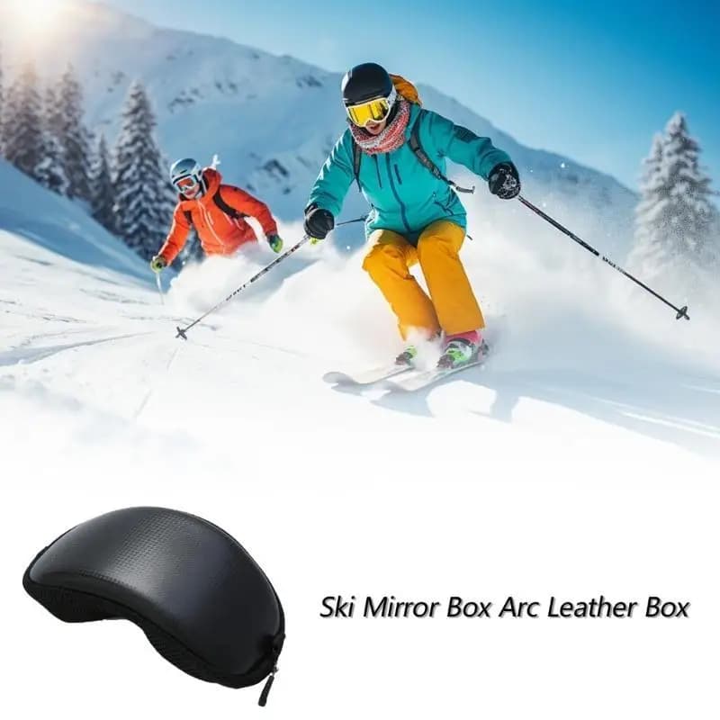 652F Winter Ski Goggles Box Sports Glasses Case Snowboard Goggles Carrying Case Sports Glasses Storage Holder for Adult