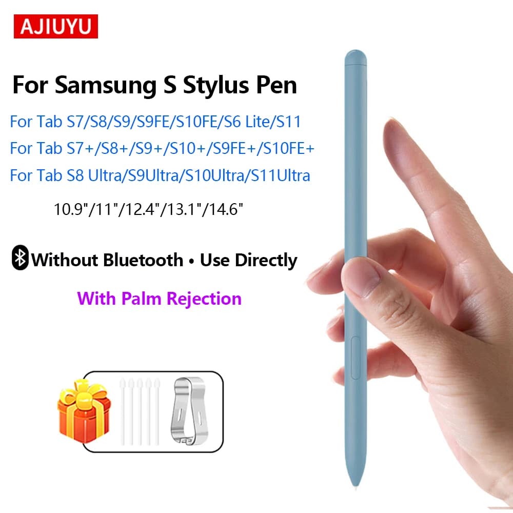 Penna Stylus con Funzione Palm Rejection per Samsung Galaxy S10 S6 Lite S9 FE Plus S7FE S8+ S9+ Tablet, Penna Touch S Pen Senza Bluetooth