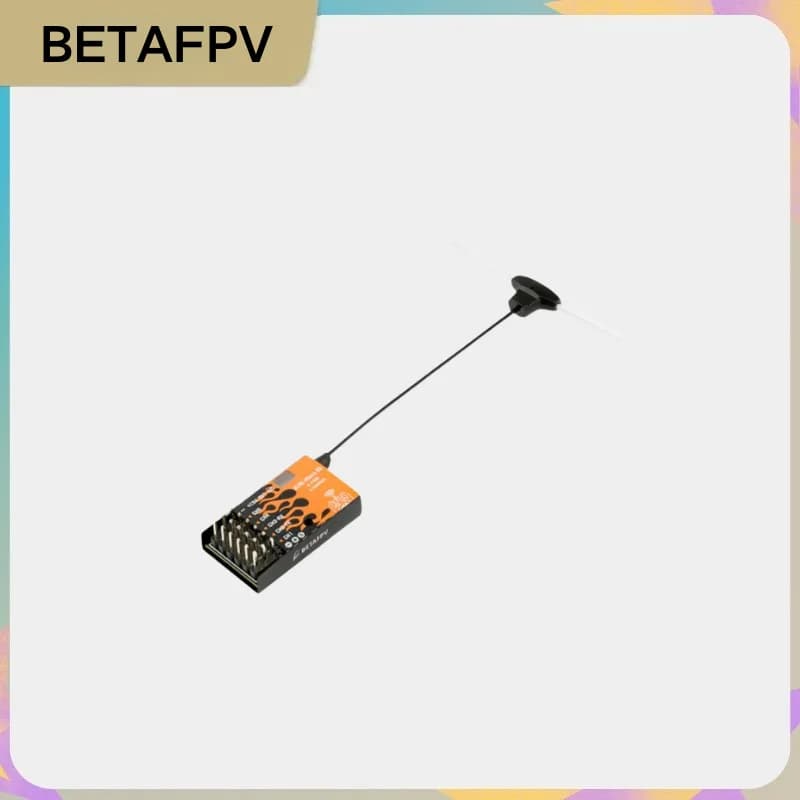 BETAFPV ELRS Micro ricevitore RC 2.4G 5 canali PWM/CRSF 5V ~ 9V Uscita per elicottero ad ala fissa a lunga distanza Modello di nave Auto fai da te