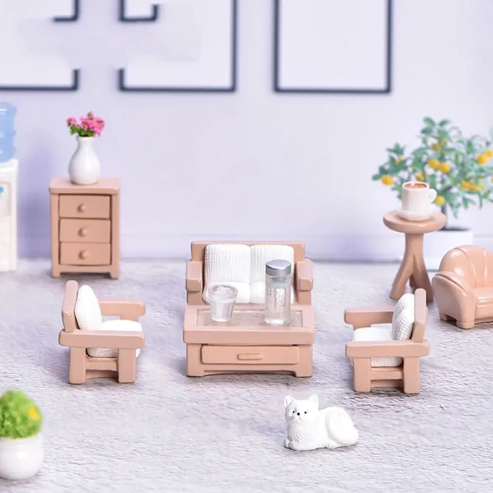 1 pz casa delle bambole mobili in miniatura accessori per bambole Mini arredamento scena modello Micro paesaggio fata giardino neve globo giocattolo regalo