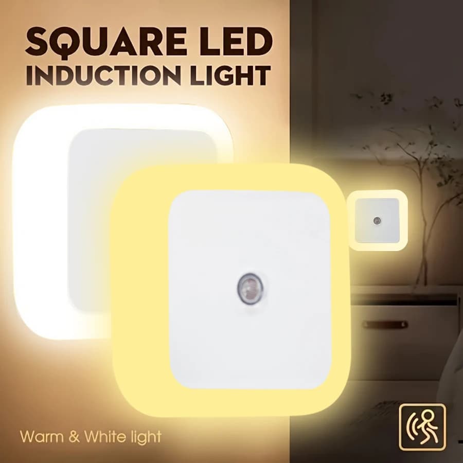 Lampada d'atmosfera a LED, illuminazione decorativa moderna, apparecchio con controllo touch con presa UE, luce notturna portatile, camera da letto, scala