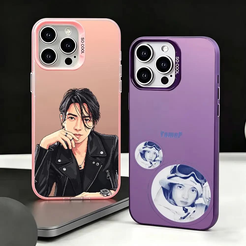 Custodia per telefono 1S-Tomohisa Yamashita, colore argento, in TPU antiurto morbido per iPhone 16 15 14 13 12 11 XS XR 7