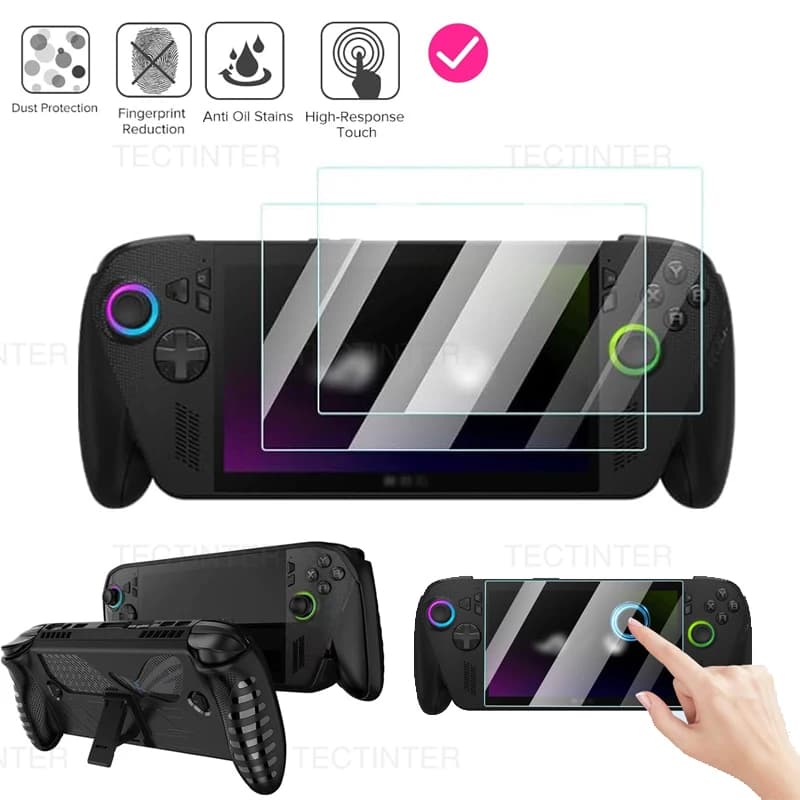 Pellicole in Vetro Temperato 9H HD Protezione Schermo per Console di Gioco Rog Xbox Ally/X Accessori Trasparenti Anti-Graffio
