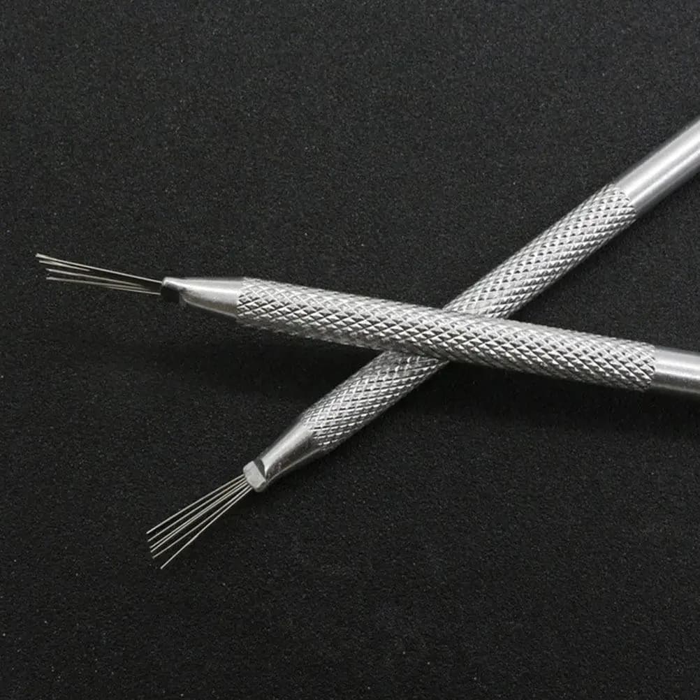 Set di 3 Pennelli Premium in Acciaio Inossidabile per Scultura in Argilla, Creazione di Texture, Intaglio, Modellazione e Strumenti per Ceramica