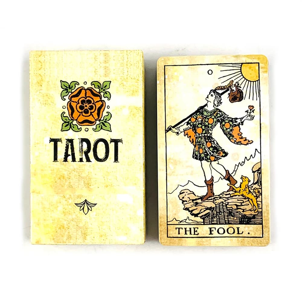 Tarocchi A 78 mazzi Oracle English Visions Divination Edition Borad Giocare a giochi, giochi di festa, regali di Natale e Capodanno