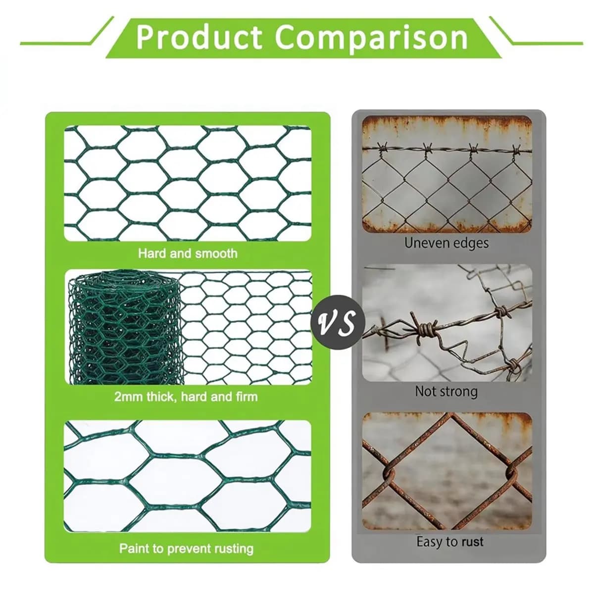 Chicken Wire Floral Arrangements Hexagonal Wire Netting for Garden,Floral Arrangements,Crafts,with Glove,Cable Tie,Plier
