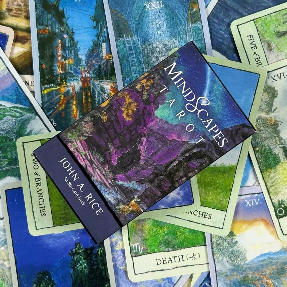 Mindscapes Tarot Deck 80 Pcs Cards Oracle English Visions Divination Edition Deck Board Playing Games Fortune Telling Cards
