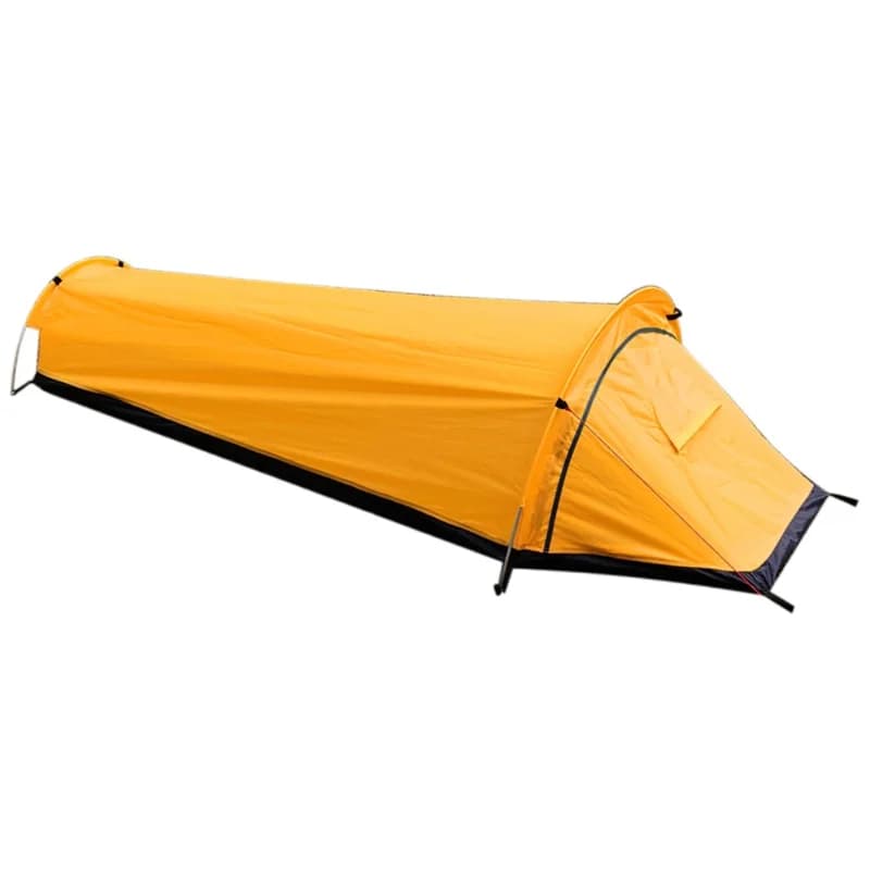 Camping Tent for One Person, Bivy Tent Lightweight for Hiking, Satin Tent for Pelo and Base Phone
