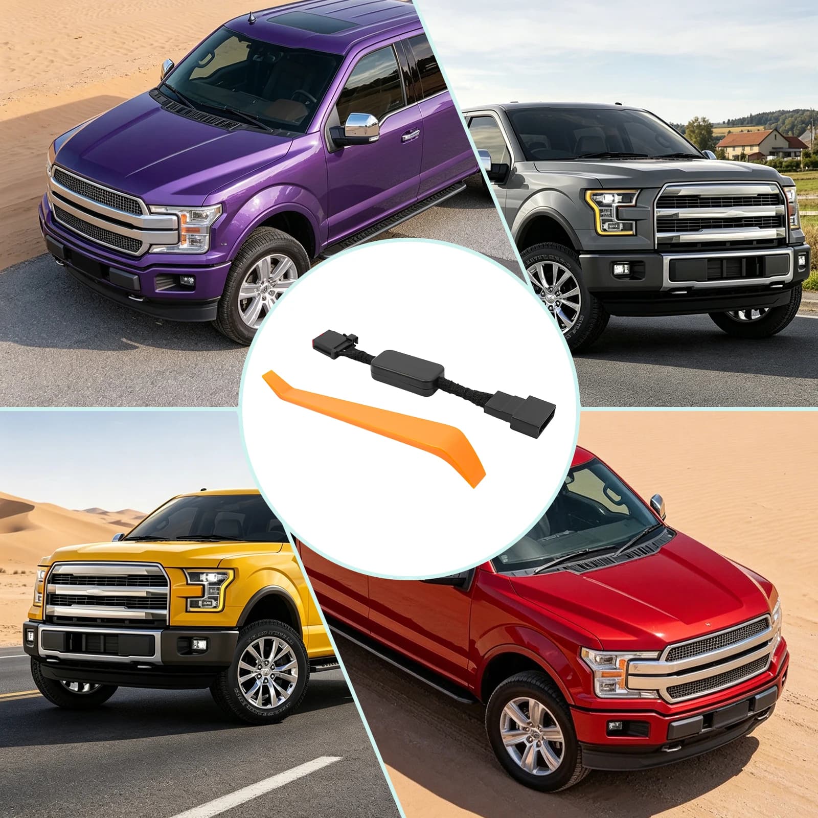 Auto Start Stop Eliminator, Central Control Auto Start-Stop Eliminator Replacement, Auto Start Stop Eliminator for 2015-2020 Ford Raptor F-150