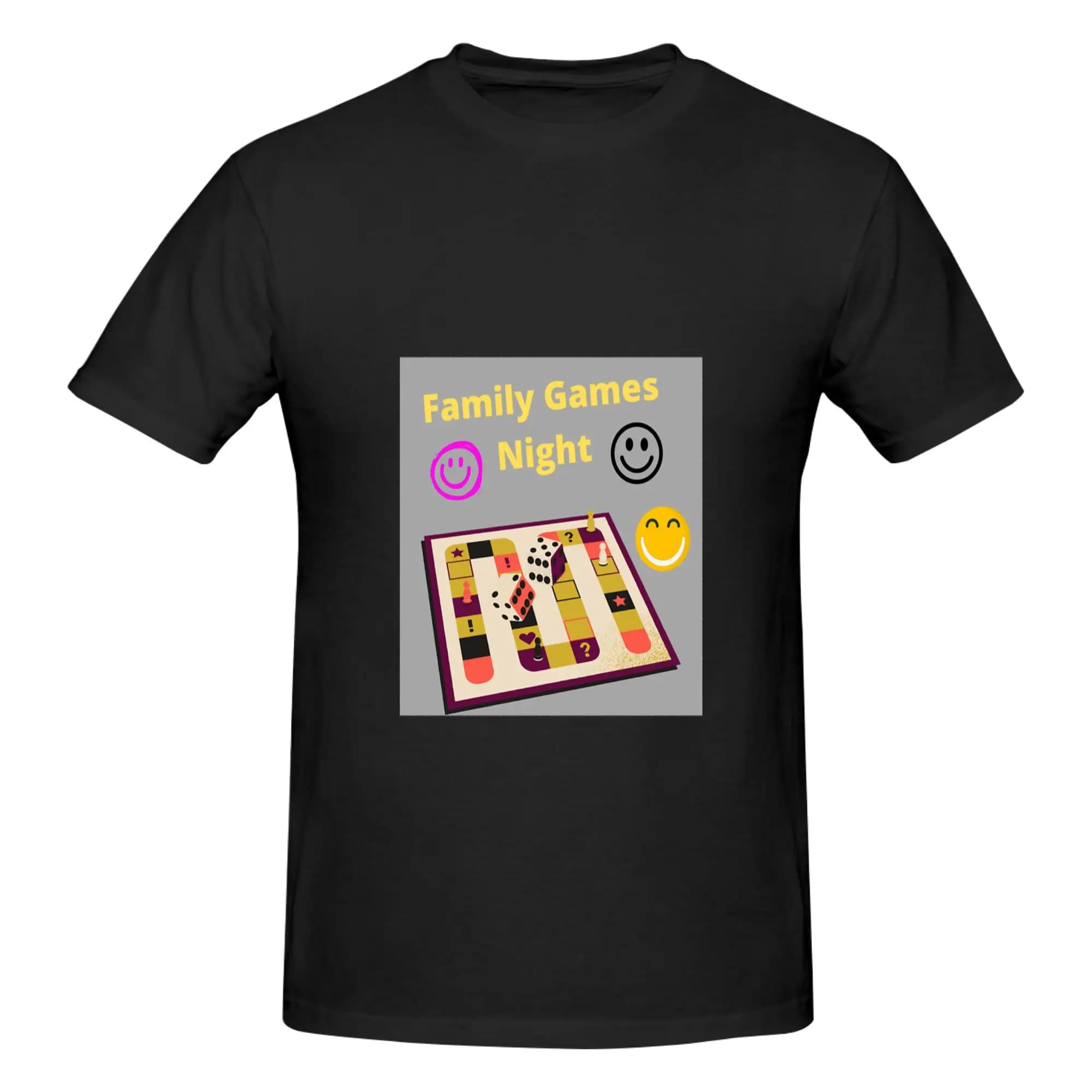 Divertenti giochi da tavolo per la famiglia, serate di giochi in famiglia, T-shirt stampata oversize da uomo, T-shirt unisex