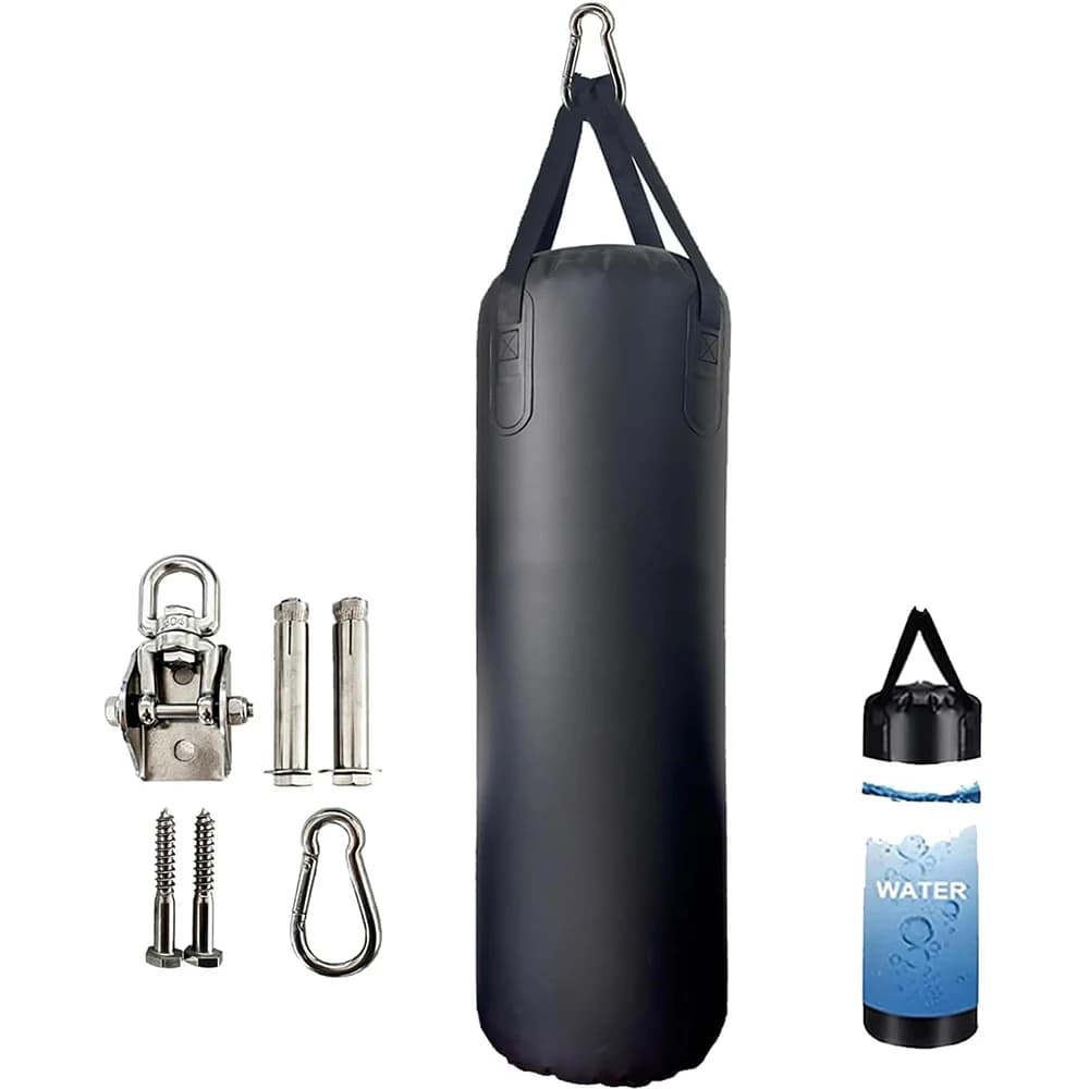 Boxing bag Fillable with Water - Height Adjustable, Self-supporting, for Home Gym, MMA and Fitness Training