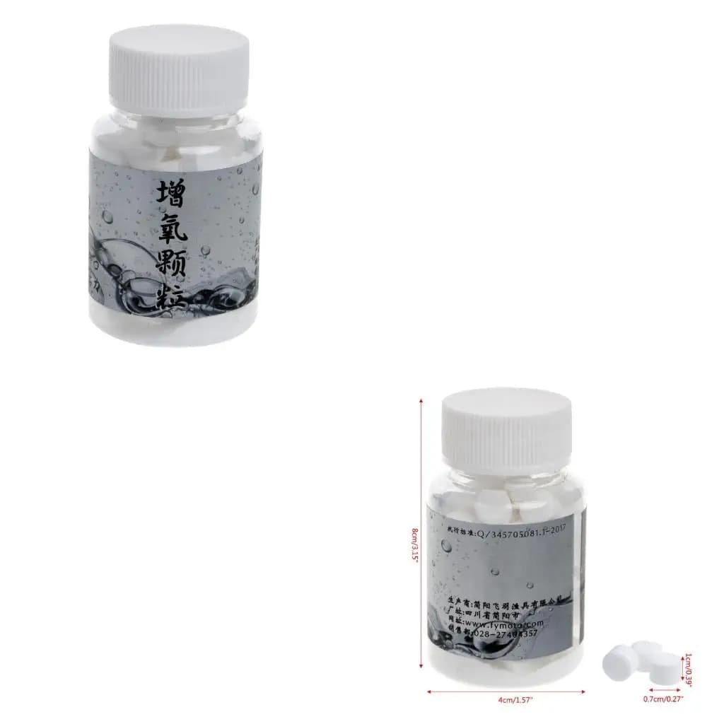 Q39E 1 Bottle Oxygen Releasing Fishing Bait Carp Additive Tablet Transport Tackle New