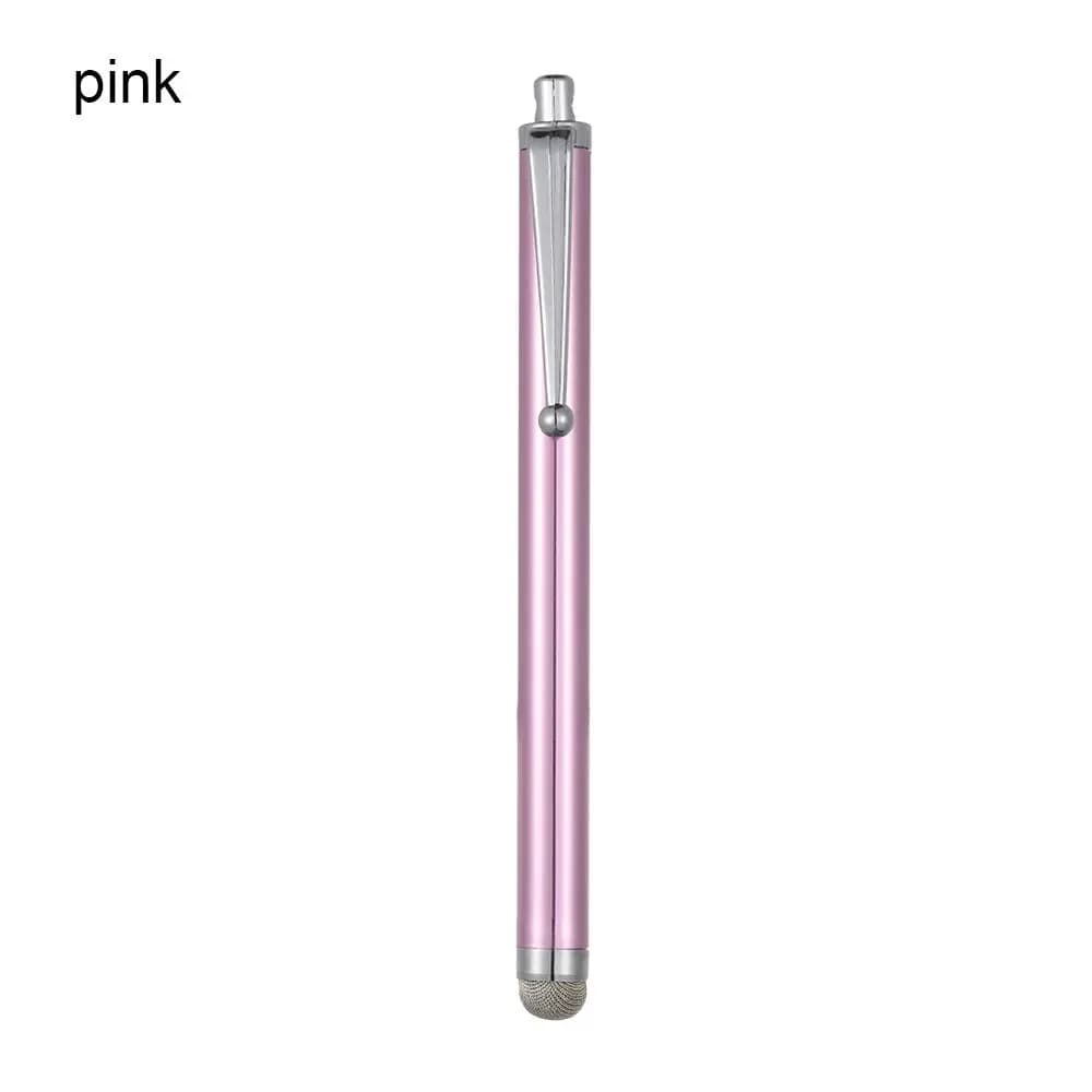 Hot Micro Fibre Mesh Touch Screen Stylus Capacitive pen Metal For Smart CellPhone Tablet PC