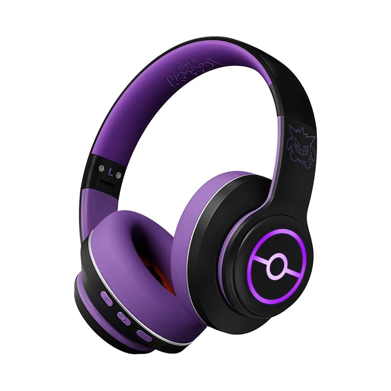 CHENFENG Cuffie RGB wireless con cancellazione del rumore Auricolari stereo HiFi Bluetooth 5.4 per giochi musicali Sport - Regalo per ragazze e bambini