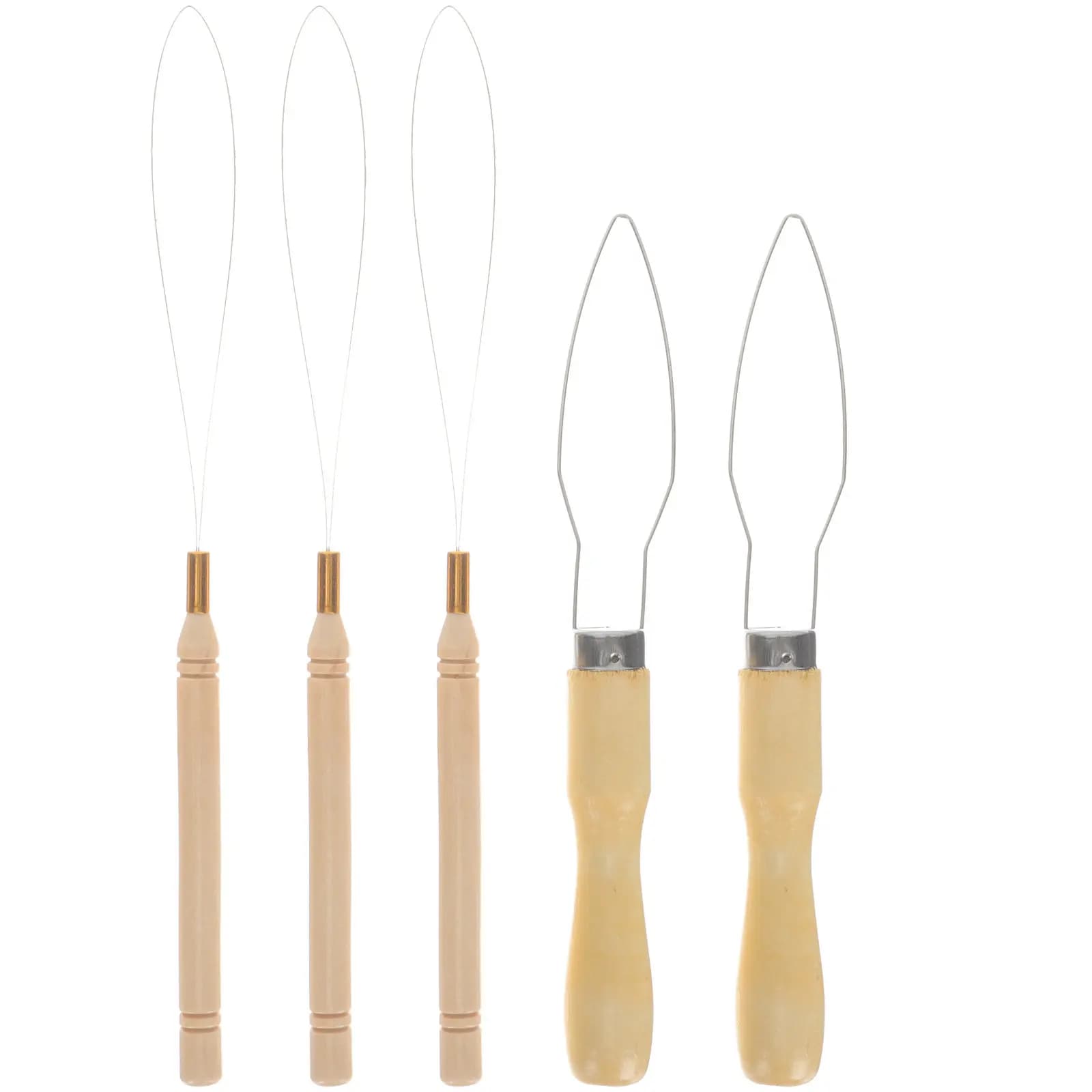 Set di 5 Aghi per Infilare Perline, Strumento Fai-da-Te per Creazione di Gioielli e Accessori Artigianali