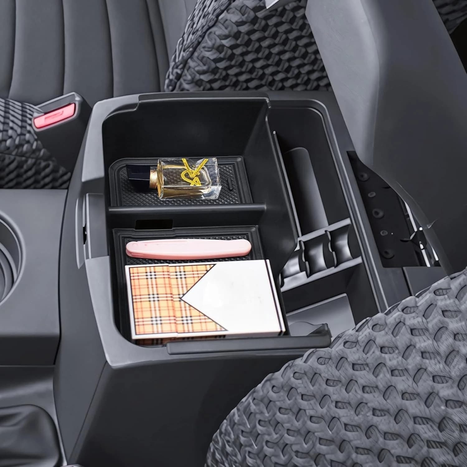 Central Console Organizer Compatible with Nissan Frontier 2005-2021, Interior Accessories, Tray Holders for Central Armrest