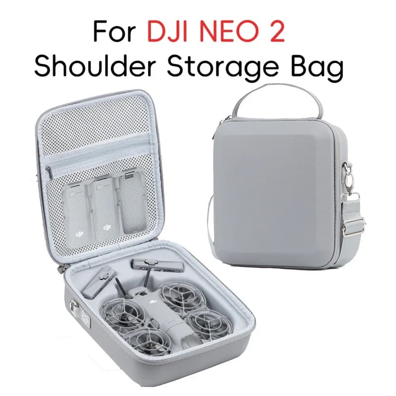 Adatto per Dji Neo2 Borsa di stoccaggio Drone Scatola di immagazzinaggio portatile Neo2 Corpo batteria 8.3x3.1x9.1 pollici