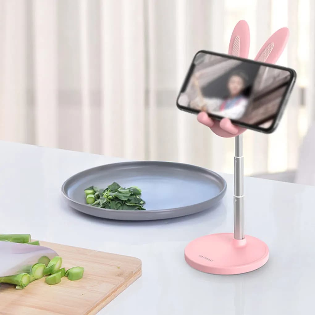 Supporto per telefono da tavolo Supporto per staffa per cartoni animati Supporto per smartphone Strumenti