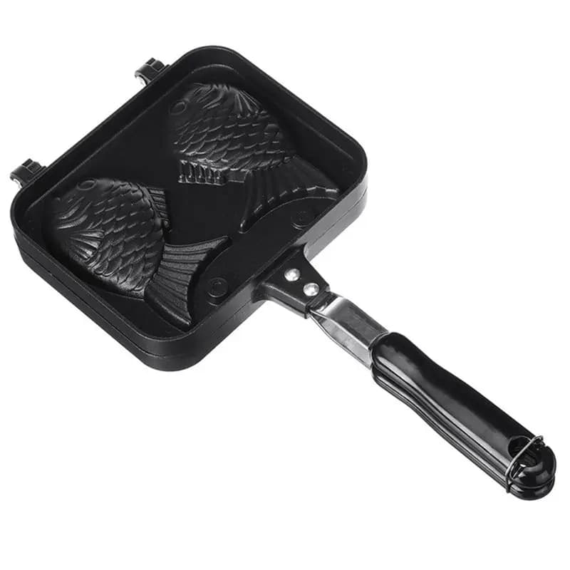 ABWZ-1 Japanese Waffle Mould Taiyaki Fish Shape, Hot Sweet Pail, Aluminium Alloy