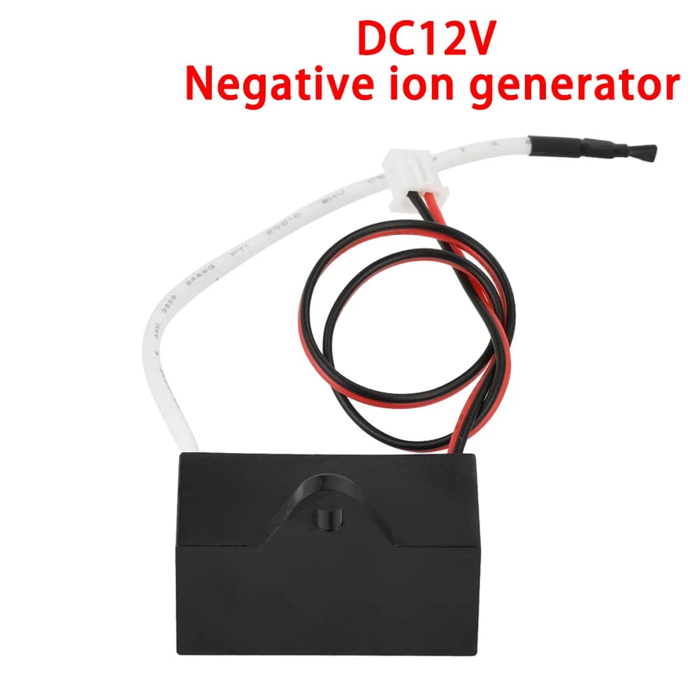 Generatore di Ioni Negativi DC 12V, Purificatore d'Aria, Rimuovi Fumo e Polvere per Auto e Casa, Installazione Fai-da-Te, Design Silenzioso, Terminale H2.54