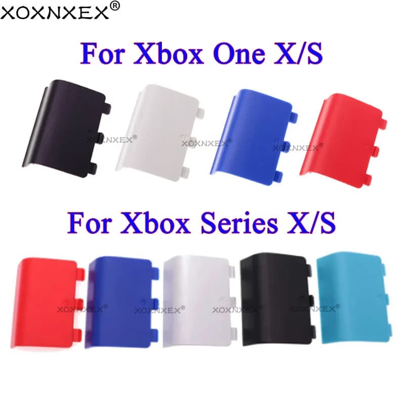XOXNXEX 1/5PCS for Xbox One Series X S Wireless Controller Plastic Battery Shell Lid Back Case Replacement Housing Door Cover