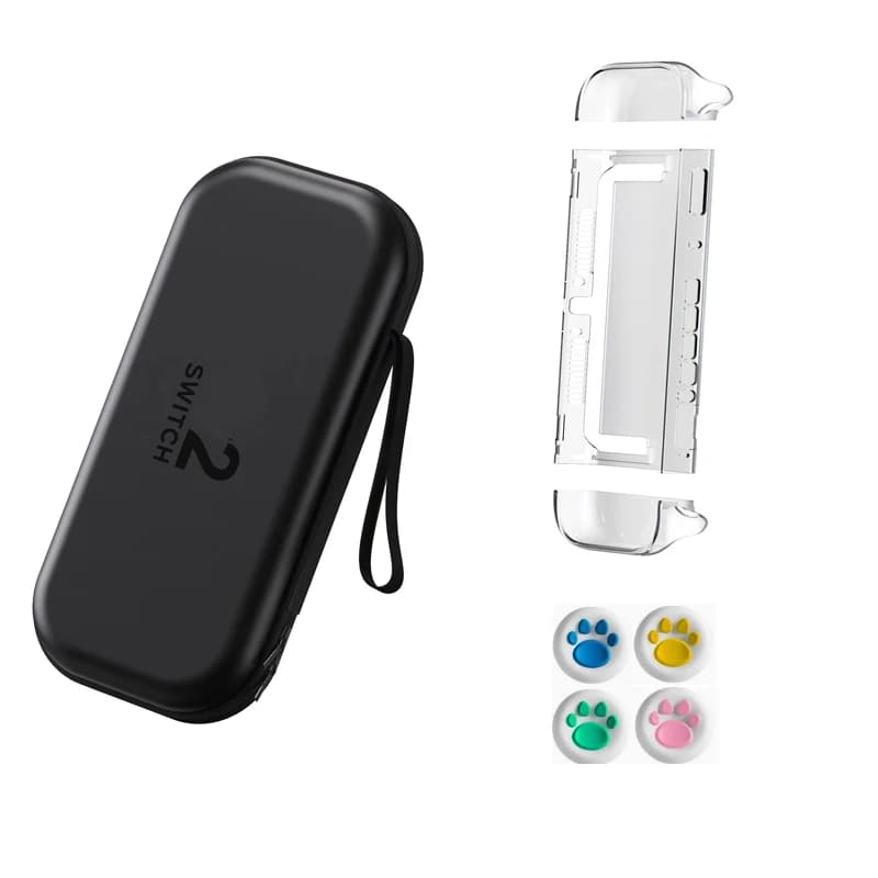 Custodia protettiva W per Nintnedo Switch 2 Custodia rigida portatile antiurto PU per accessori per console di gioco Switch 2
