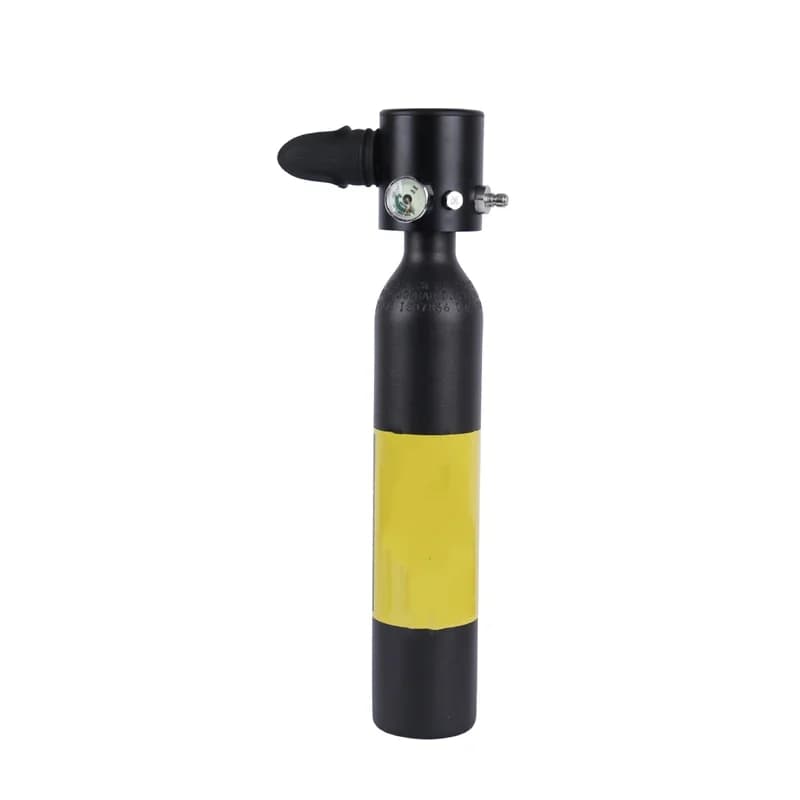 Various kinds of accessories for underwater breathing 0.5 litre oxygen tank/cylinder/bear/bath/box/respiration valve equipment for Snorkeling