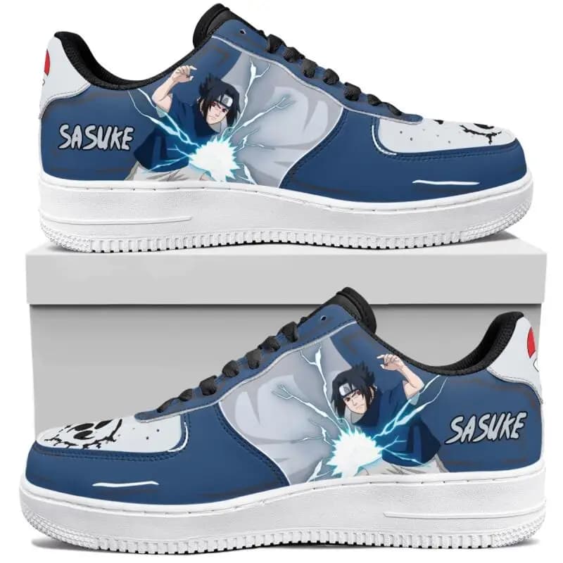 Scarpe da Basket Naruto Anime High-Top per Uomo e Donna, Sneakers Uchiha Sasuke Personalizzabili, Regalo per Festival