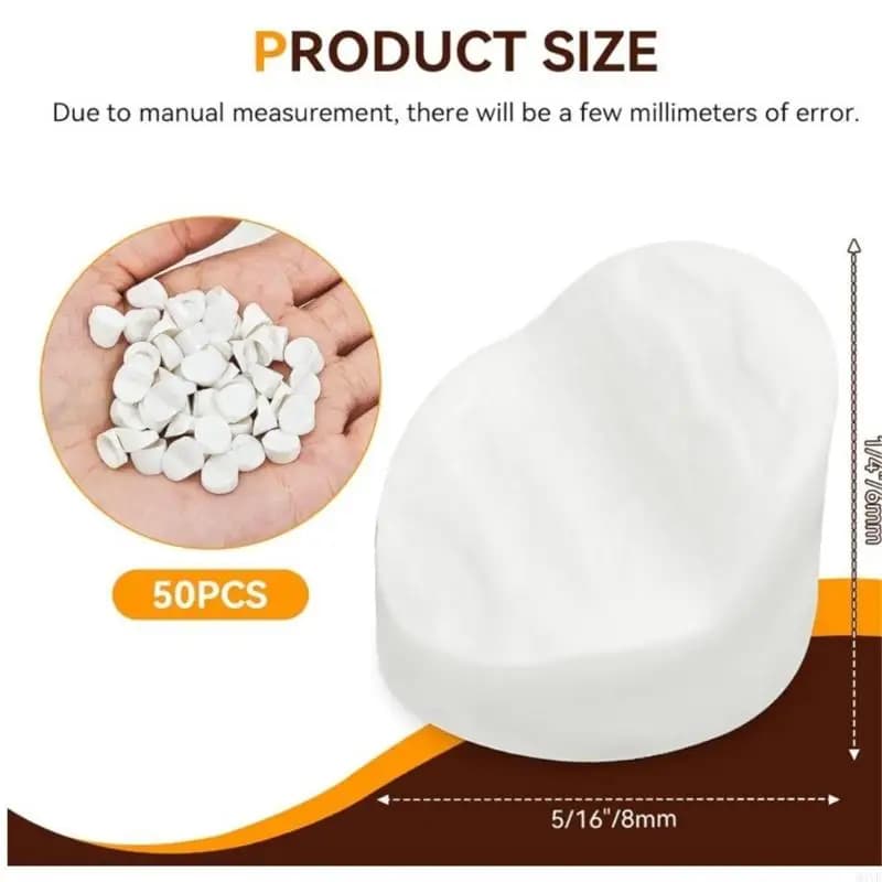 Tappi in silicone resistenti da 50 pezzi per fori rotondi Tappi per porte morbidi e antiscivolo per installazione semplice