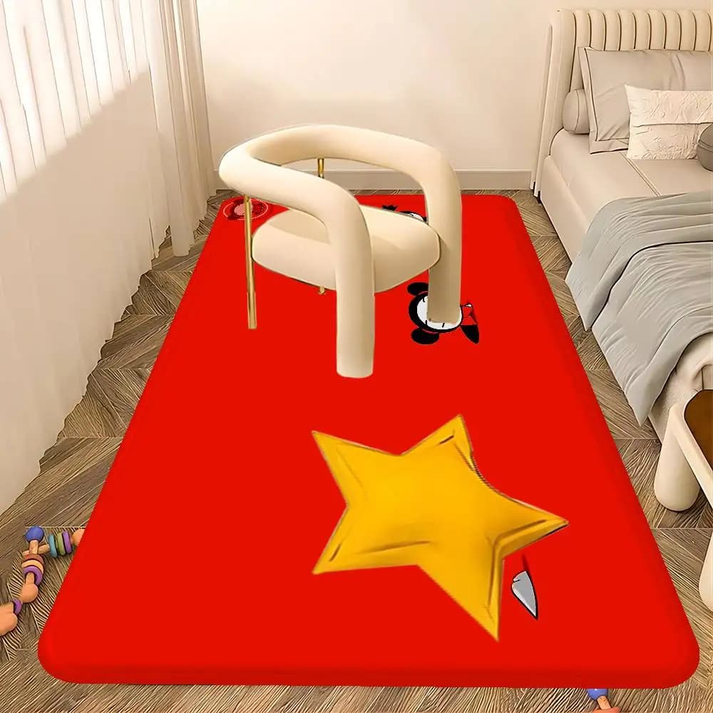 Tappetino da bagno P-Pucca in stile nordico, zerbino per la casa, tappetini per bagno e toilette, zerbino di benvenuto per camera da letto