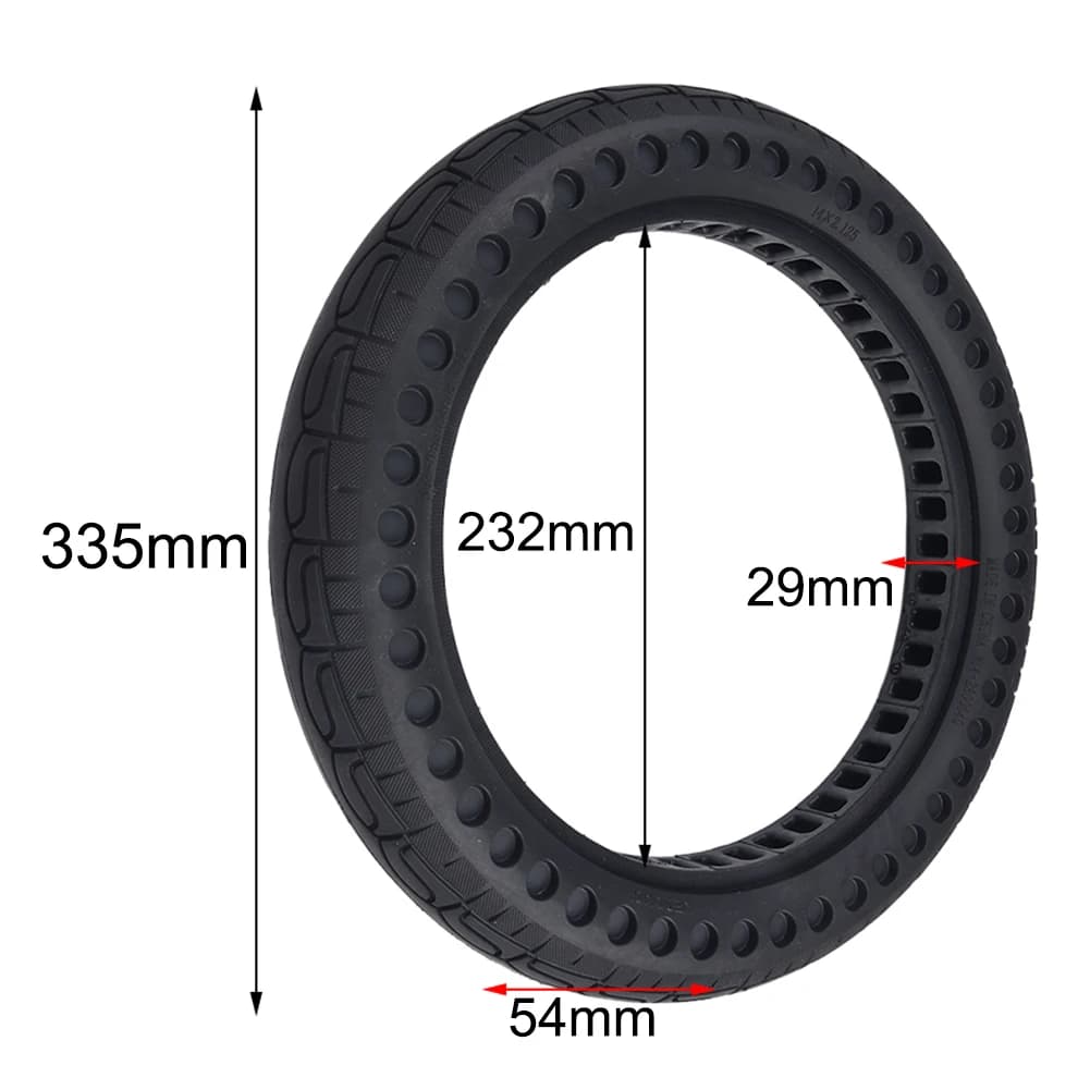 Electric Scooter Tyre 14x2.125(57-254) 1Pcs Black Solid Tire 14 Inch For Scooter Electric Scooter Replacement Part