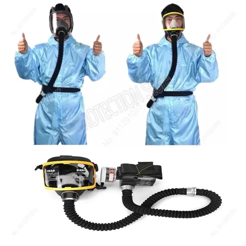 Industrial Chemical Painting Spray Air Feeder Breather Portable Fan for Full Face Gas Mask with Electric Constant Flow