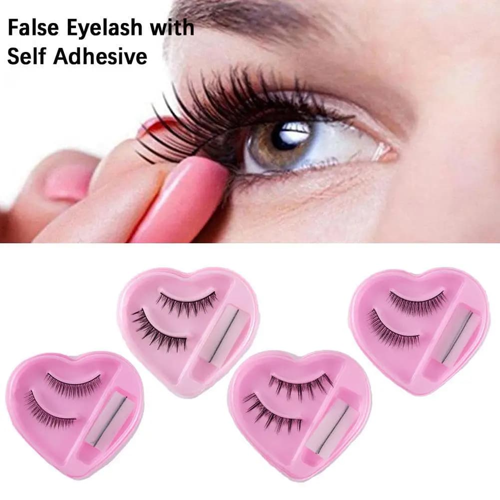 Reusable fake self-adhesive eyelashes without glue extension eyelashes complete beauty tools for professional makeup