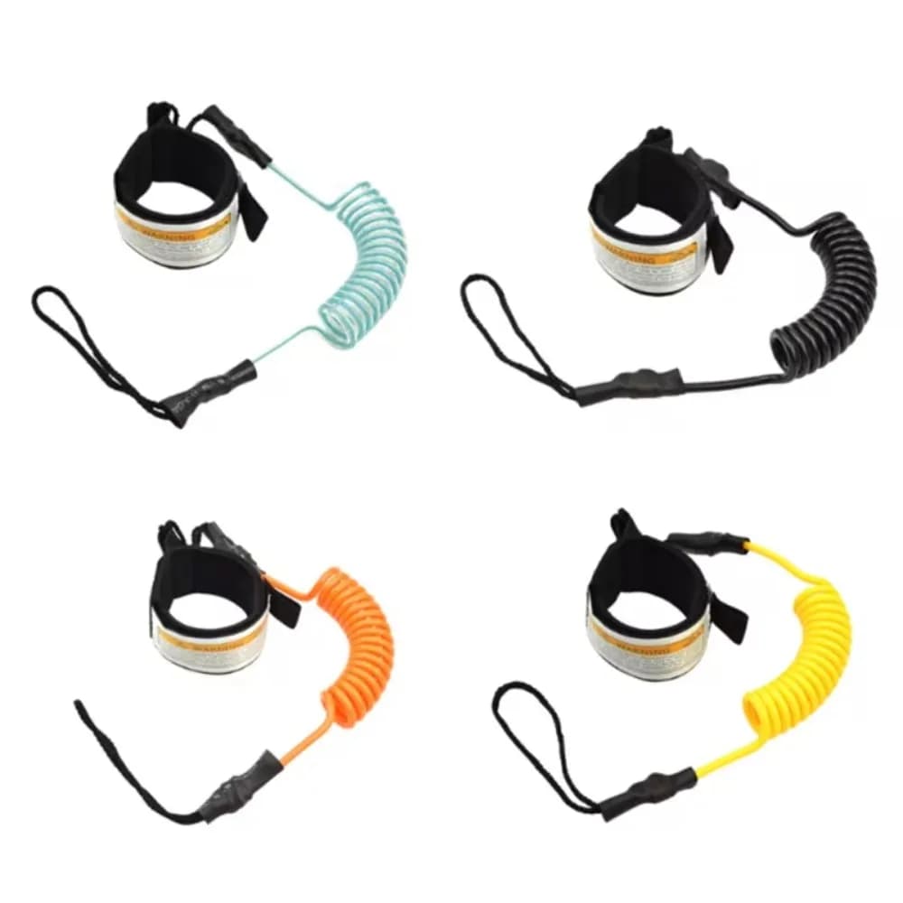 TPU Surfing Safety Hand Rope 1.3 Meters Surfboard Surfing Kayak Boat Leash Rope Stand Up Paddle Board Foot Leg Accessories