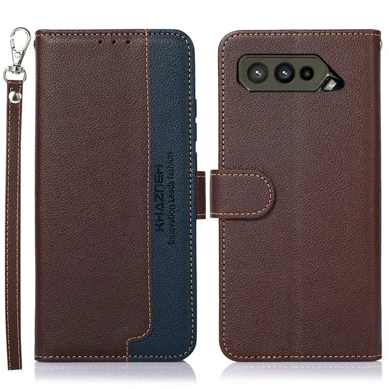 Flip RFID leather textured case for Asus Rog Phone 7 Pro 8 5G Luxury cover Rog 6 6D 7 Phone8 Rog7 Phone6 D 6Pro Phone7